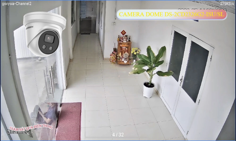 Camera Hikvision DS-2CD2326G2-ISU/SL Tiết Kiệm Camera Hikvision DS-2CD2326G2-ISU/SL Tiết Kiệm