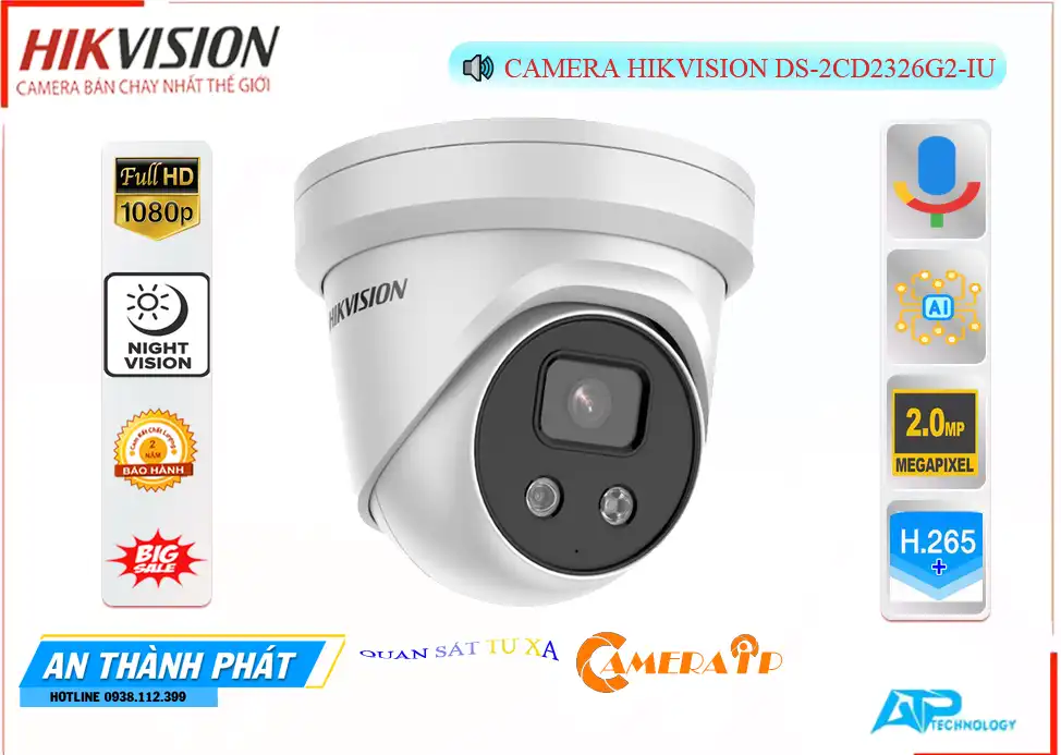 DS-2CD2346G2-ISU/SL Camera Cấp Nguồ Qua Dây Mạng Hikvision DS-2CD2346G2-ISU/SL Camera Cấp Nguồ Qua Dây Mạng Hikvision