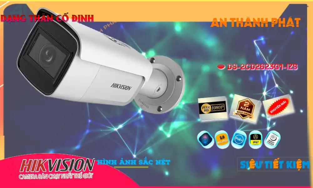 Hikvision DS-2CD2623G1-IZS Hình Ảnh Đẹp