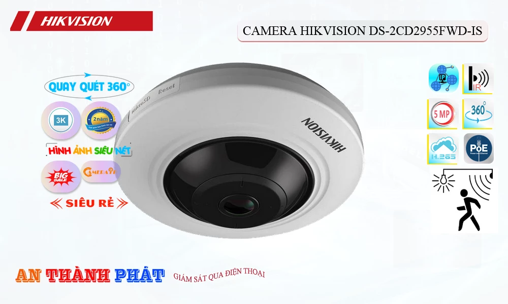 Camera DS-2CD2955FWD-IS Công Nghệ Mới