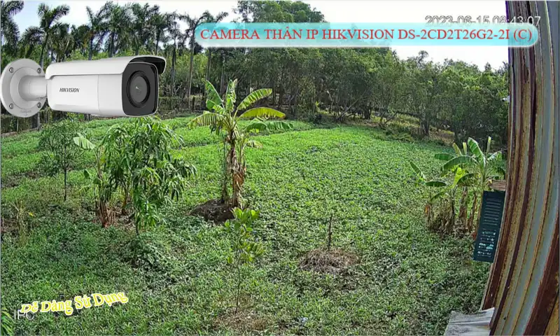 ➠  DS-2CD2T26G2-2I (C) sắc nét Hikvision