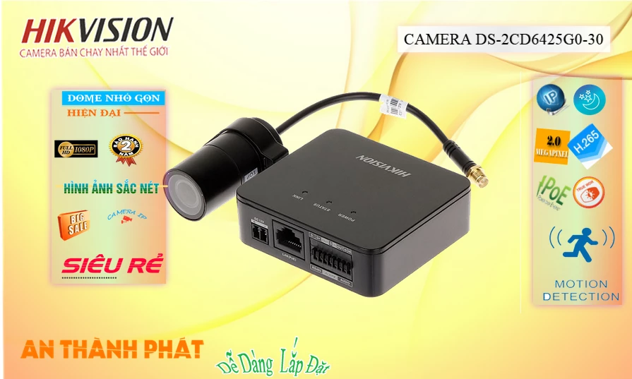 DS-2CD6425G0-30 Camera Thiết kế Đẹp Hikvision