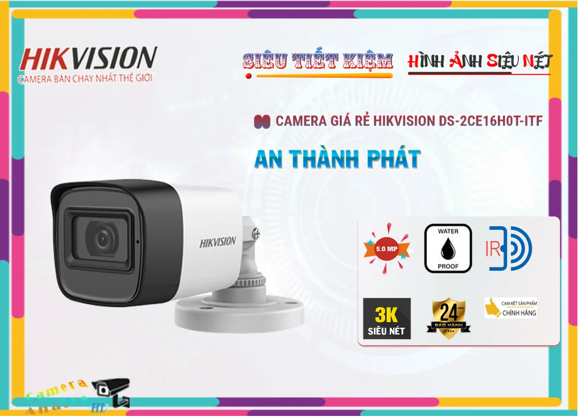 Camera Ngoài Trời Hikvision DS-2CE16H0T-ITF Camera Ngoài Trời Hikvision DS-2CE16H0T-ITF