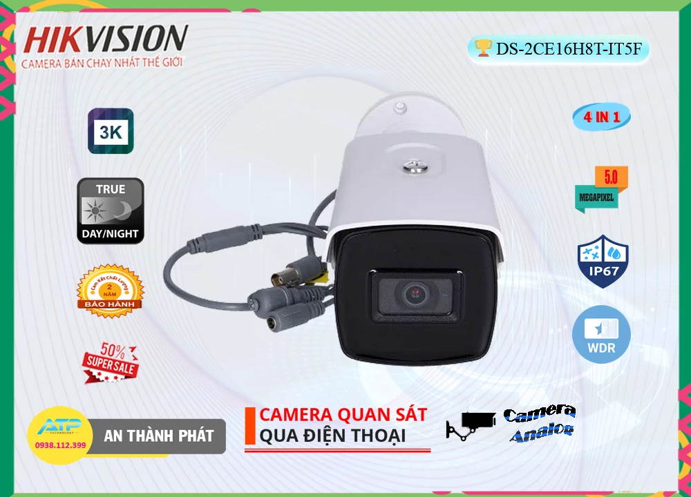 DS-2CE16H8T-IT5F Hikvision Với giá cạnh tranh DS-2CE16H8T-IT5F Hikvision Với giá cạnh tranh