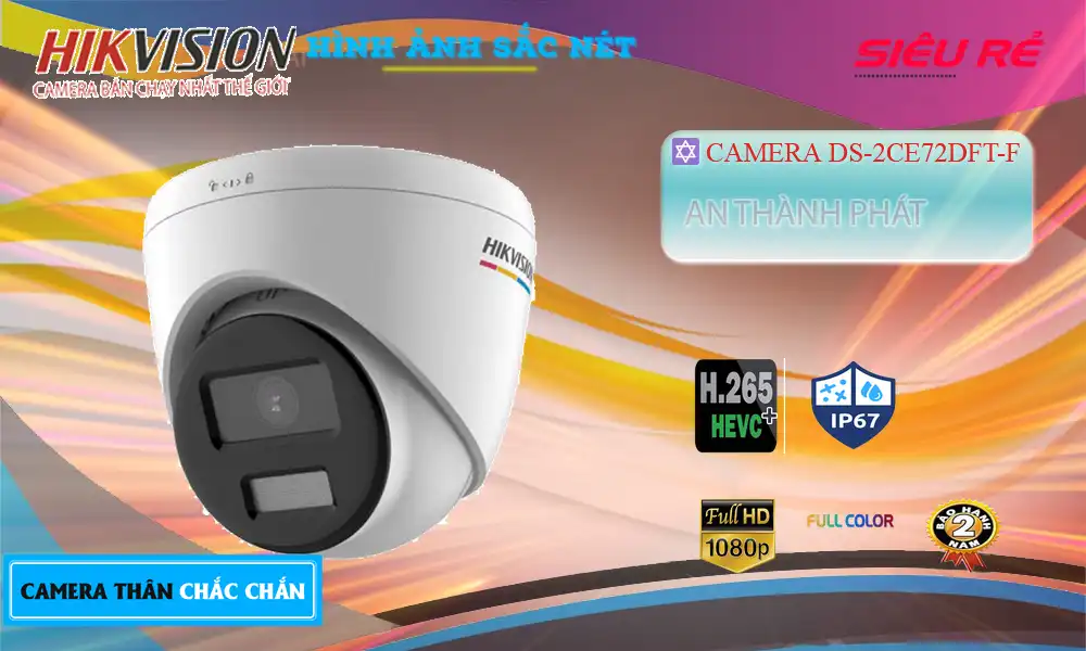 Camera Hikvision DS-2CE72DFT-F Mẫu Đẹp