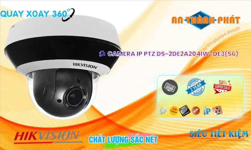 DS-2DE2A204IW-DE3(S6) sắc nét Hikvision