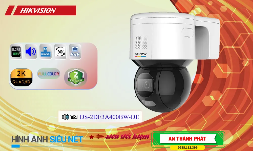 DS-2DE3A400BW-DE Camera An Ninh Công Nghệ Mới