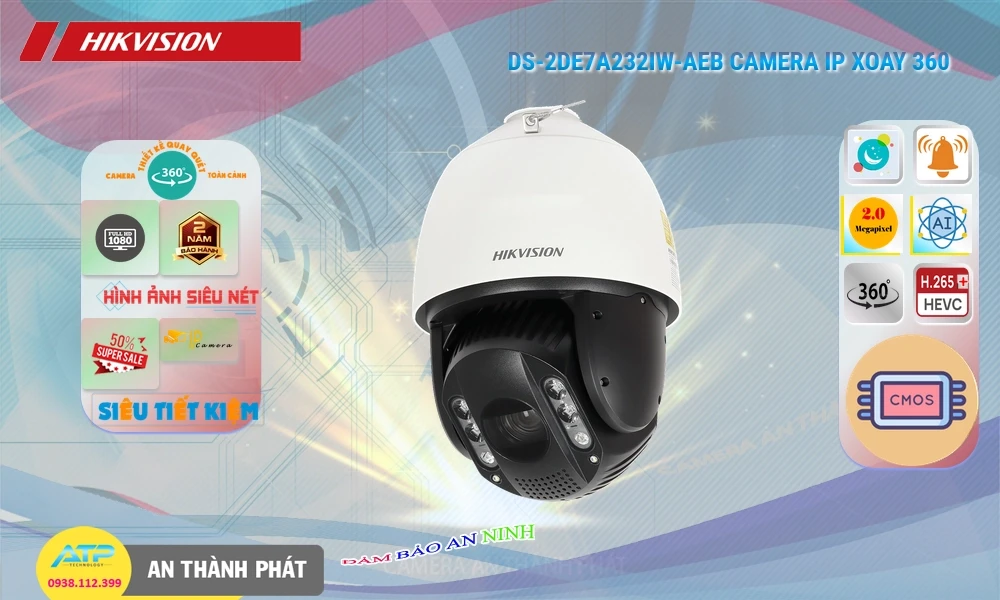 Camera IP Hikvision DS-2DE7A232IW-AEB Mẫu Đẹp