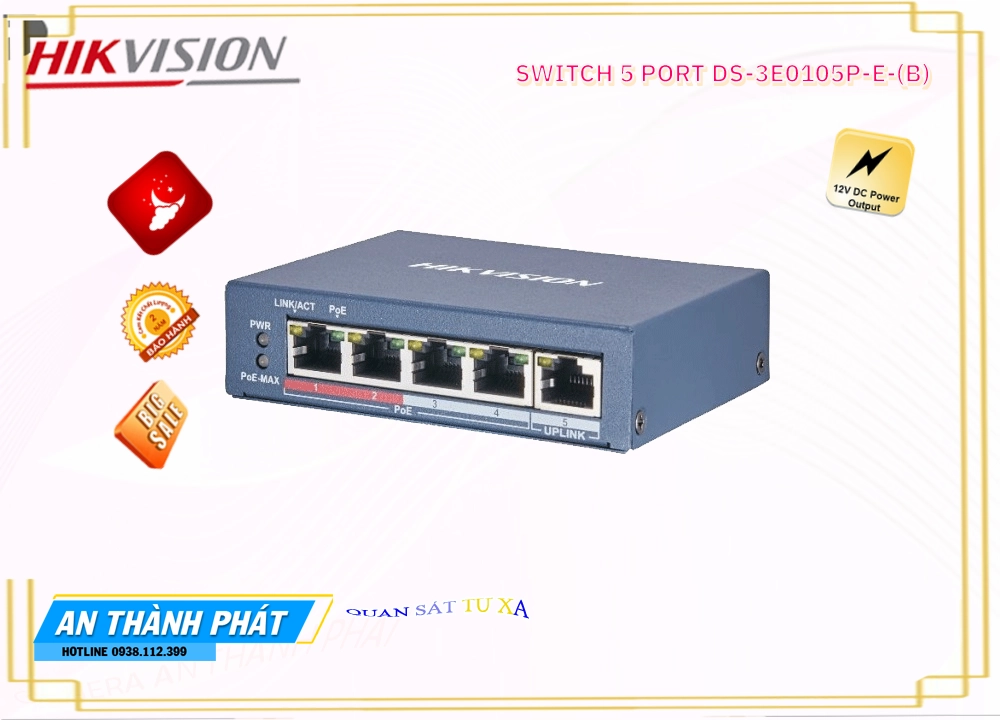 Bộ chia tín hiệu Switch DS-3E0105P-E(B),DS-3E0105P-E(B) Tiết kiệm,DS-3E0105P-E(B) Giá Thấp Nhất,Thông số DS-3E0105P-E(B),Phân phối rẻ DS-3E0105P-E(B),Giá Phân Phối DS-3E0105P-E(B),phân phối ,DS-3E0105P-E(B) Bán Sỉ,Giá Bán DS-3E0105P-E(B),Nơi bán DS-3E0105P-E(B),thông số DS-3E0105P-E(B),DS-3E0105P-E(B) sale mạnh,DS-3E0105P-E(B) Giá Hãng