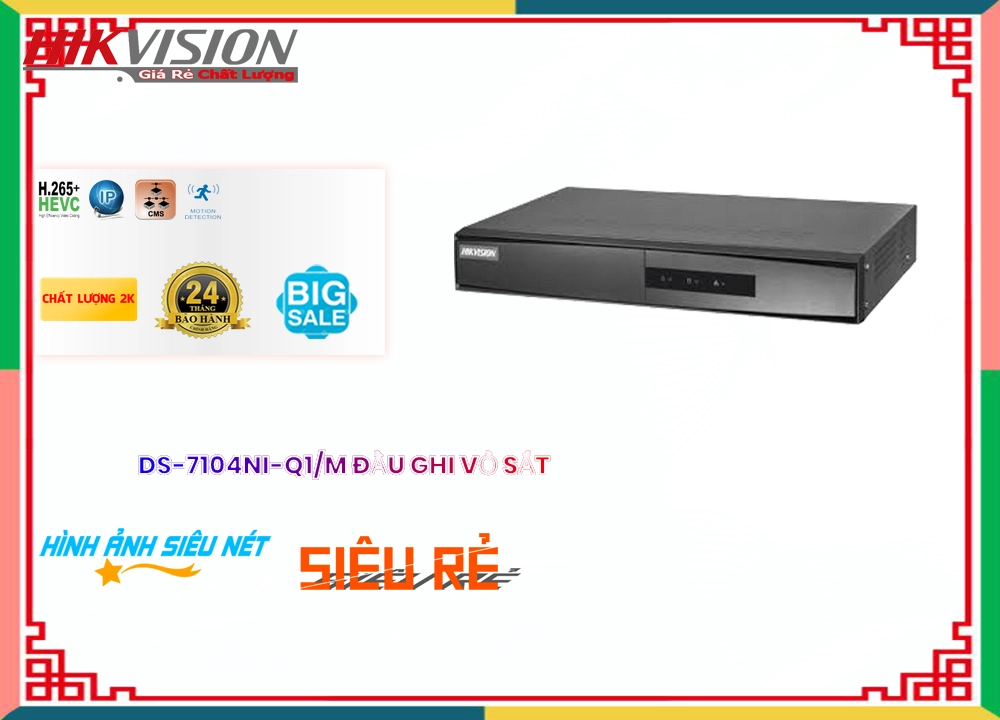 DS-7104NI-Q1-M Đầu Thu Hikvision
