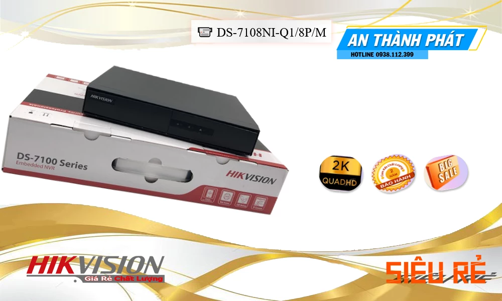 Đầu Ghi DS-7108NI-Q1/8P/M Công Nghệ Mới Đầu Ghi DS-7108NI-Q1/8P/M Công Nghệ Mới