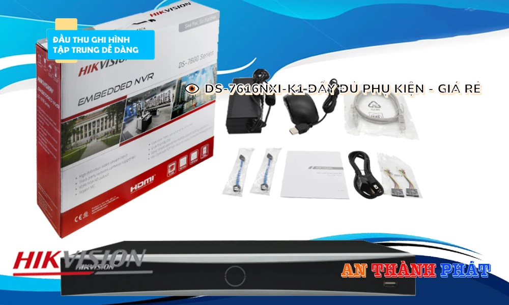 Đầu Thu DS-7616NXI-K1 Hikvision
