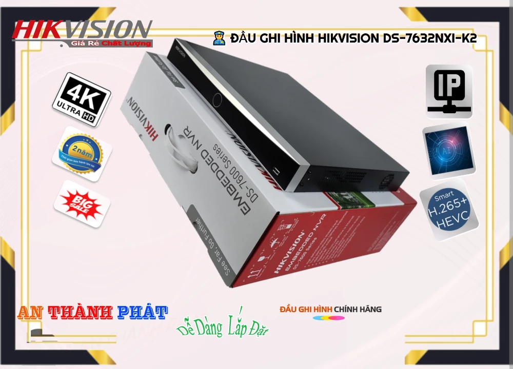 Đầu Ghi Hikvision DS-7632NXI-K2,DS 7632NXI K2,Giá Bán ,DS-7632NXI-K2 Giá Khuyến Mãi,Địa Chỉ Bán DS-7632NXI-K2,thông số DS-7632NXI-K2,DS-7632NXI-K2 Giá rẻ nhất,DS-7632NXI-K2 bán rẻ,DS-7632NXI-K2 Chất Lượng,bán DS-7632NXI-K2,tuổi thọ DS-7632NXI-K2,Bán Giá  HD IP DS-7632NXI-K2,Giá kỹ thuật DS-7632NXI-K2,DS-7632NXI-K2 tốt nhất