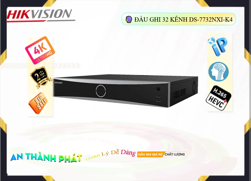Đầu Ghi Hikvision DS-7732NXI-K4,Bán Giá DS-7732NXI-K4,DS-7732NXI-K4 giá kỹ thuật,bán ,Phân Phối Sỉ ,Công ty bán DS-7732NXI-K4 HD IP ,DS-7732NXI-K4 sale mạnh,Giá Bán DS-7732NXI-K4,DS-7732NXI-K4 Giá Thấp Nhất,DS-7732NXI-K4 bán rẻ