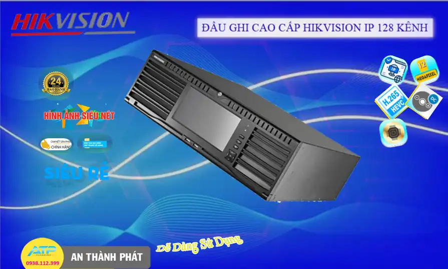 Hãng Hikvision DS-96128NI-I16 Sắc Nét