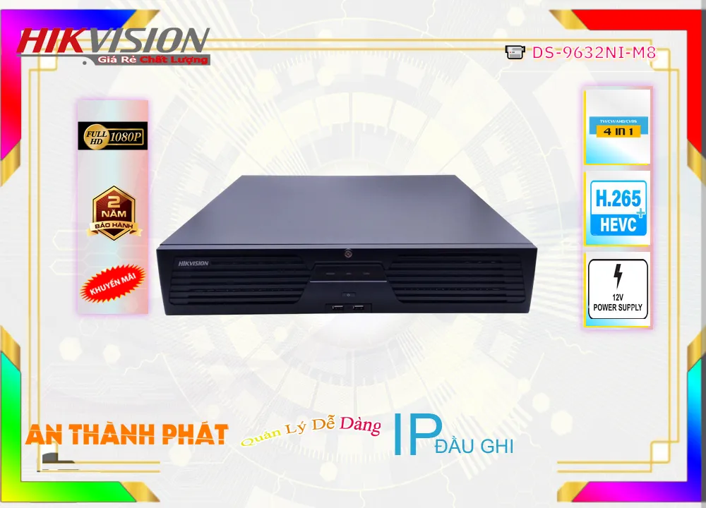 Đầu Ghi Camera DS-9632NI-M8 Hikvision đang khuyến mãi Đầu Ghi Camera DS-9632NI-M8 Hikvision đang khuyến mãi