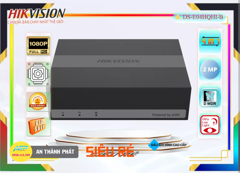 Đầu Thu KTS Hikvision DS-E04HQHI-B Công Nghệ Mới Đầu Thu KTS Hikvision DS-E04HQHI-B Công Nghệ Mới