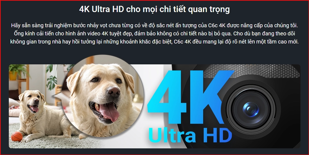 camera ezviz c6c 4k giup hình ảnh hiển thị rõ nét