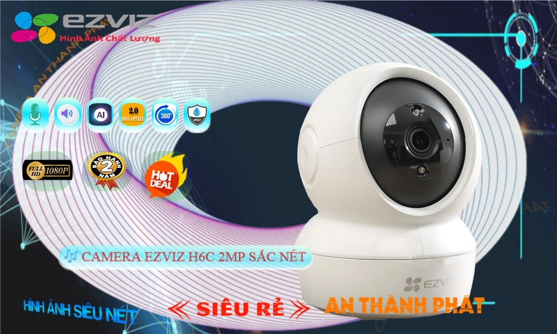 Camera IP Wifi Wifi Ezviz H6C 2MP Mẫu Đẹp Camera IP Wifi Wifi Ezviz H6C 2MP Mẫu Đẹp