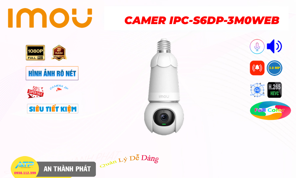 IPC-S6DP-3M0WEB Wifi Imou IPC-S6DP-3M0WEB Wifi Imou