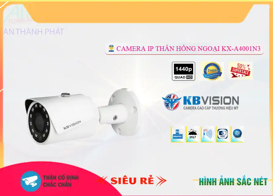KX-A4001N3 Sắc Nét KBvision KX-A4001N3 Sắc Nét KBvision