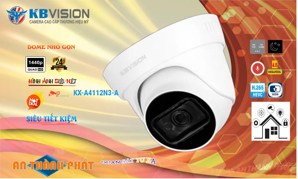 KBvision KX-A4112N3-A Sắc Nét
