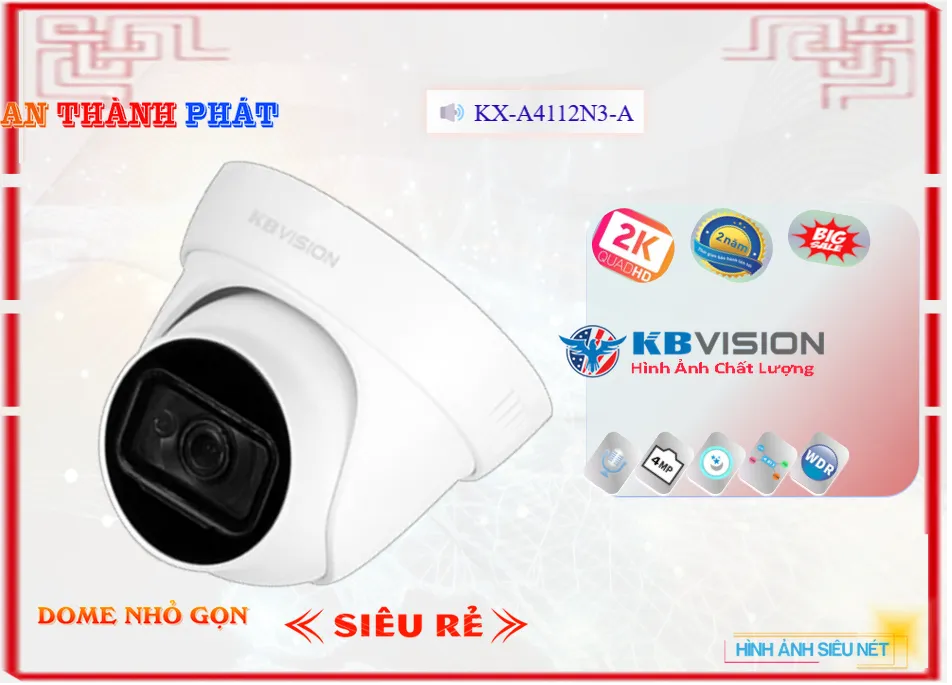 KBvision KX-A4112N3-A Sắc Nét