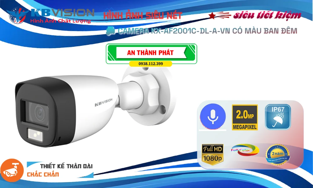 Camera KBvision Chất Lượng KX-AF2001C-DL-A-VN