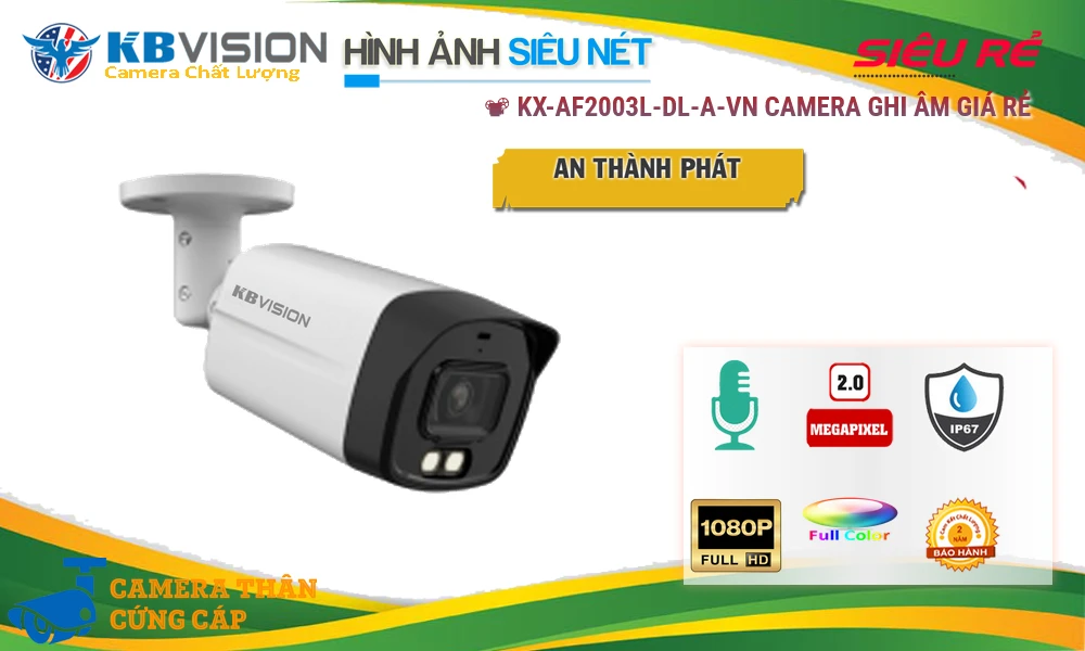 KX-AF2003L-DL-A-VN Camera KBvision Chi phí phù hợp