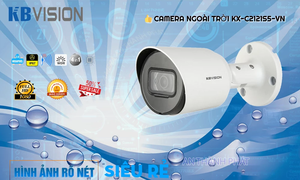 Camera KX-C2121S5-VN KBvision Camera KX-C2121S5-VN KBvision