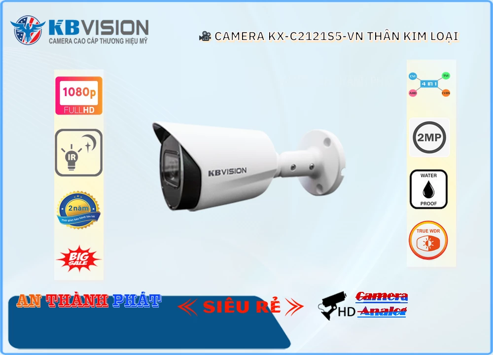 Camera KX-C2121S5-VN KBvision Camera KX-C2121S5-VN KBvision