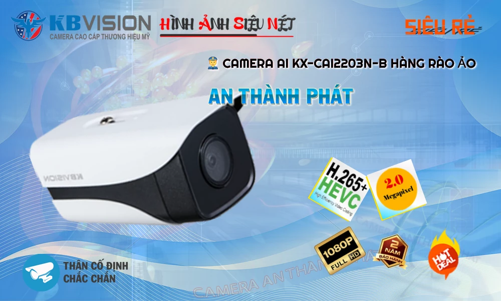 KX-CAi2203N-B Sắc Nét KBvision KX-CAi2203N-B Sắc Nét KBvision