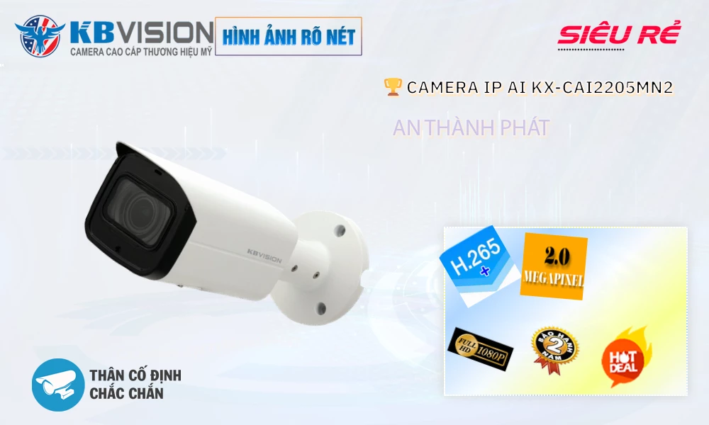 KX-CAi2205MN2 Camera Thiết kế Đẹp KBvision KX-CAi2205MN2 Camera Thiết kế Đẹp KBvision