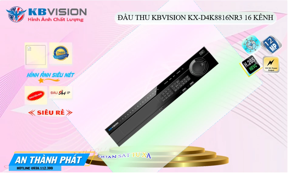 Đầu Thu KTS KBvision KX-D4K8816NR3 Chức Năng Cao Cấp Đầu Thu KTS KBvision KX-D4K8816NR3 Chức Năng Cao Cấp