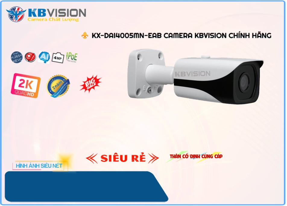 KX-DAi4005MN-EAB Camera Giá Rẻ KBvision KX-DAi4005MN-EAB Camera Giá Rẻ KBvision