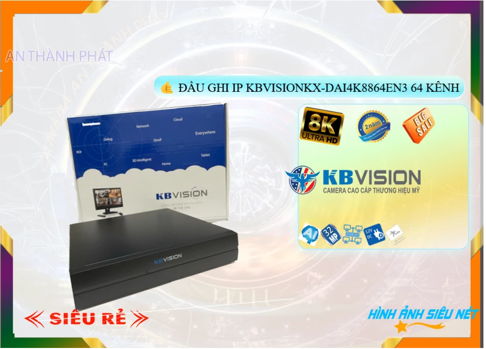 KX-DAi4K8864EN3 Đầu Ghi Hình KX-DAi4K8864EN3 Đầu Ghi Hình