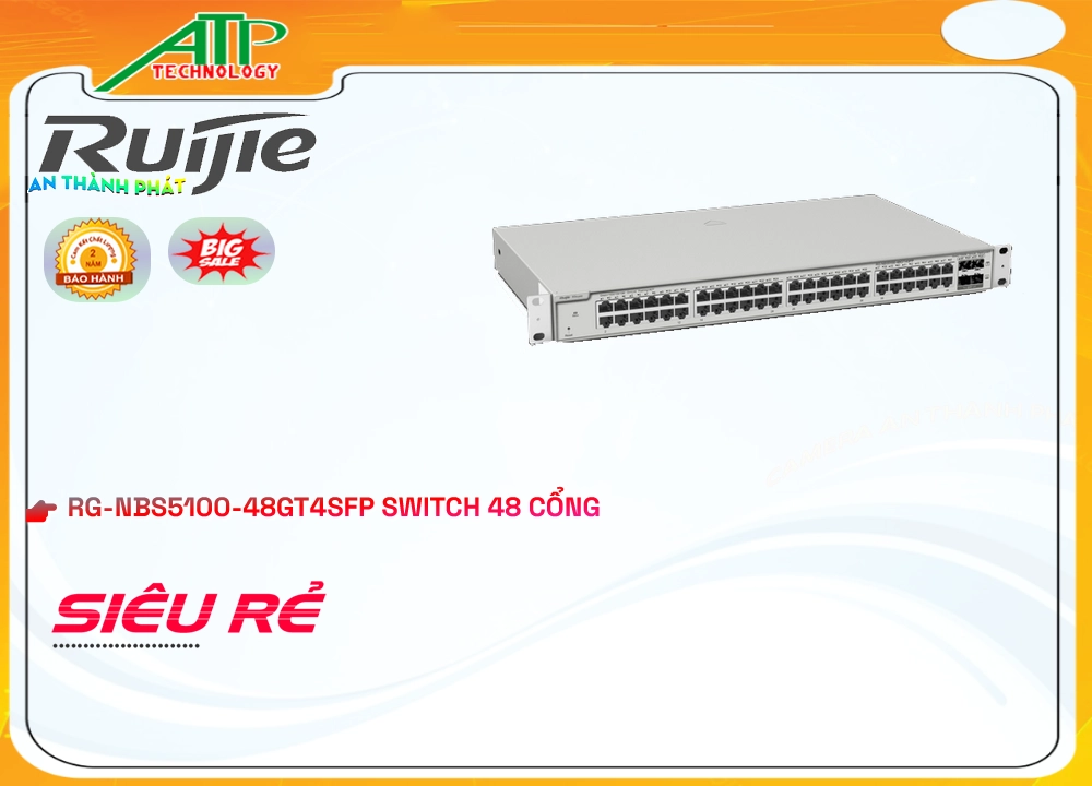 Bộ Quản Lý Mạng RG-NBS5100-48GT4SFP Bộ Quản Lý Mạng RG-NBS5100-48GT4SFP