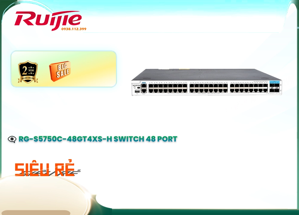RG S5750C 48SFP4XS H,RG-S5750C-48SFP4XS-H Hãng Ruijie Bộ chia mạng,chức năng RG-S5750C-48SFP4XS-H,giá kỹ thuật RG-S5750C-48SFP4XS-H,Nhà Phân Phối RG-S5750C-48SFP4XS-H,Điểm bán RG-S5750C-48SFP4XS-Hthông số ,RG-S5750C-48SFP4XS-H,RG-S5750C-48SFP4XS-H sale mạnh,RG-S5750C-48SFP4XS-H bán chạy nhất,Giá Bán RG-S5750C-48SFP4XS-H,RG-S5750C-48SFP4XS-H Giá Khuyến Mãi,RG-S5750C-48SFP4XS-H Bán Giá Rẻ,RG-S5750C-48SFP4XS-H bán uy tín,sale RG-S5750C-48SFP4XS-H
