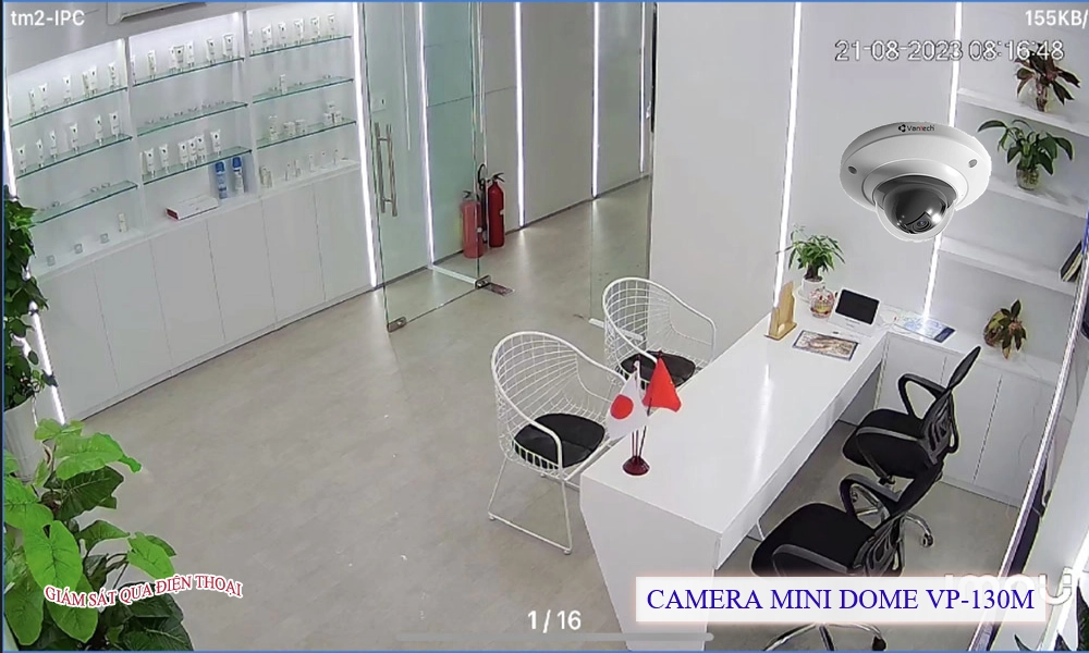VP-130M Camera Cấp Nguồ Qua Dây Mạng VanTech Giá tốt