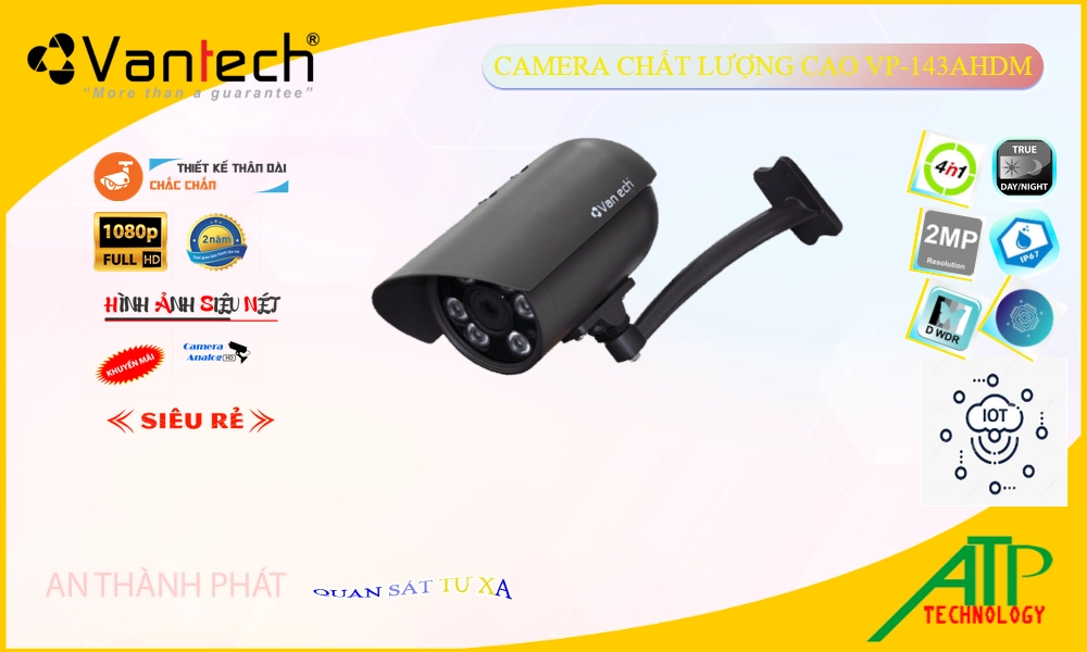 Camera VP-143AHDM VanTech đang khuyến mãi Camera VP-143AHDM VanTech đang khuyến mãi