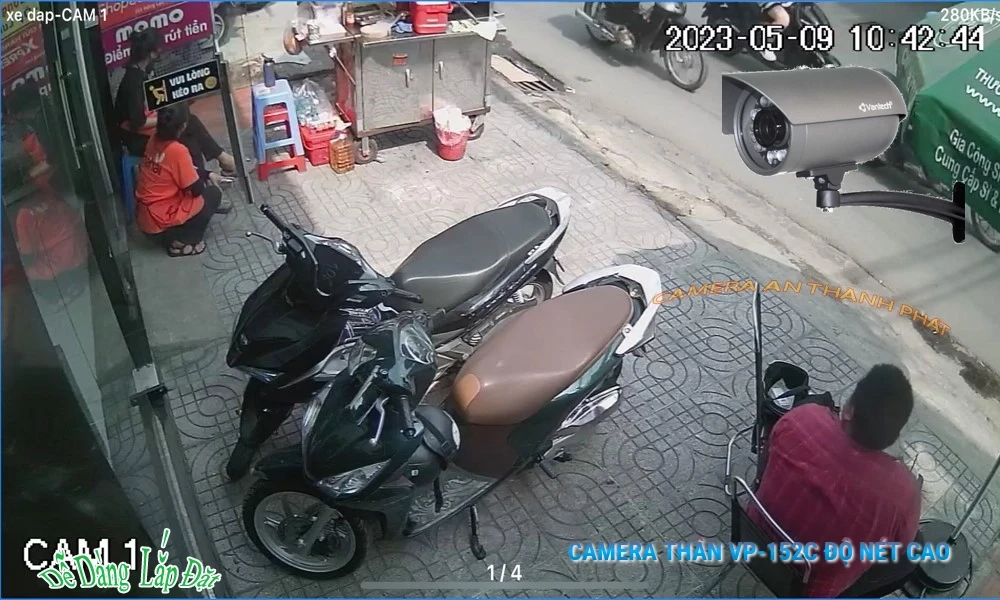 VP-152C Camera Cấp Nguồ Qua Dây Mạng VanTech