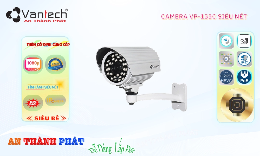 VP-153C Camera VanTech Giá rẻ