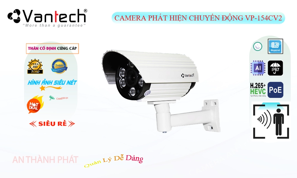 Camera An Ninh VanTech VP-154CV2 Giá tốt Camera An Ninh VanTech VP-154CV2 Giá tốt
