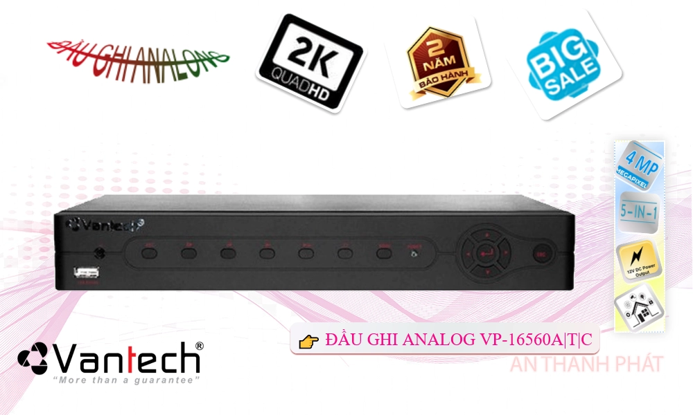 Đầu Thu KTS VanTech VP-16560A|T|C Giá tốt Đầu Thu KTS VanTech VP-16560A|T|C Giá tốt