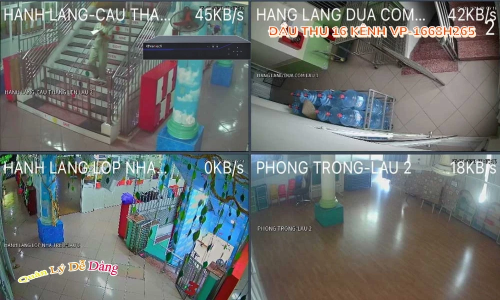 Đầu Ghi Camera VP-1668H265 VanTech Giá tốt