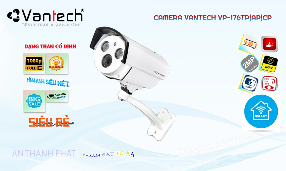 Camera An Ninh VanTech VP-176TP|AP|CP Chức Năng Cao Cấp