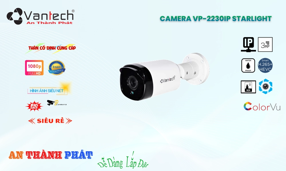 ✲ Cấp Nguồ Qua Dây Mạng VP-2230IP Hình Ảnh Đẹp VanTech ✲ Cấp Nguồ Qua Dây Mạng VP-2230IP Hình Ảnh Đẹp VanTech