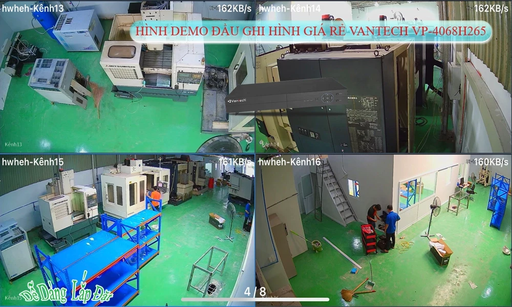 VP-4068H265 Đầu Thu VanTech