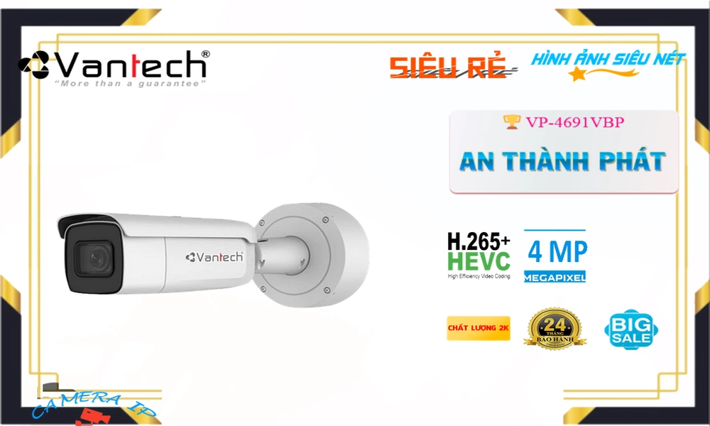 VP-4691VBP Camera Cấp Nguồ Qua Dây Mạng VanTech Giá tốt VP-4691VBP Camera Cấp Nguồ Qua Dây Mạng VanTech Giá tốt
