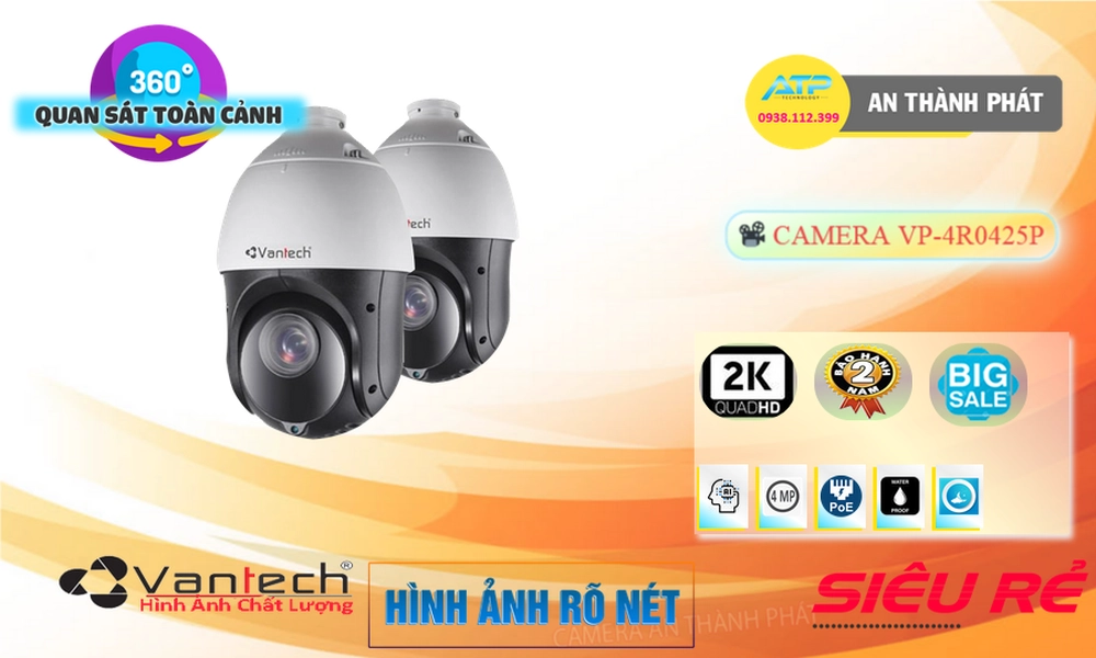 VP-4R0425P Camera An Ninh Chi phí phù hợp